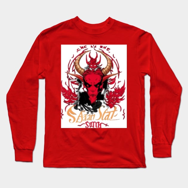 Pronoun Rebellion: Satan's Respect for Personal Identity Long Sleeve T-Shirt by MAT JAARAK